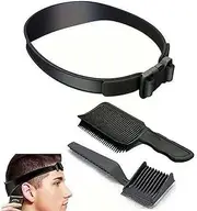3 Pcs Barber Combs, Barber Combs with Hair Trimming Guide, Comb Professional Hair Cutting Comb Barber Cutting Comb, Fade Comb Blend Comb, Professional Curved Positioning Comb for Barber or At Home