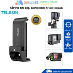 適用於 GOPRO HERO 11 10 9 黑色的 TELESIN 電池蓋防水方便,易於拆卸