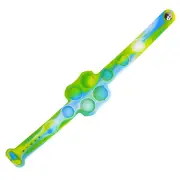 Push Pop Bracelet Bubble Pop Fidget Toy Sensory Wrist Band Aqua Green It