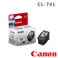 在飛比找momo購物網優惠-【Canon】CL-741 彩色墨水匣