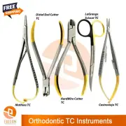 Dental Hard Wire & Distal End Cutter Orthodontic Mathieu Plier Bracket Tweezers