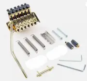 Genuine Floyd Rose Original Series Tremolo Bridge GOLD & Brass Block set