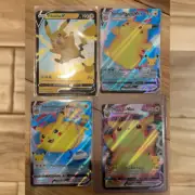 Pokemon TCG Celebrations Flying & Surfing Pikachu V + VMAX Full Art Bundle - NM