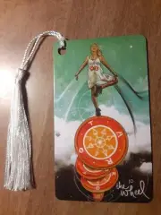 Wheel of Fortune Lt Seer Tarot Bookmark Oracle Card Art Deck Gift Purify&Charged