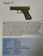 Glock 17 Gun Pistol Weapon Picture Out of Print Firearm Spec Sheet Wall Art