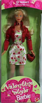 Barbie 20465 MIB 1998 Target Valentine Style Doll