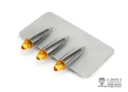LESU 1/14 US Stock for Tamiya RC Tractor Truck 3MM Metal Lamp Cup B Spare Part