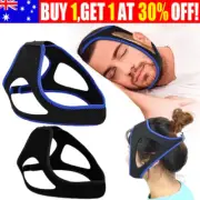 Anti Sleep Stop-Snoring Chin Strap Apnea Belt Device Nose Clip Solutions Jaw Aid