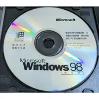 在飛比找蝦皮購物優惠-Windows 98 非第二版 中文 正版 光碟 軟體 重灌