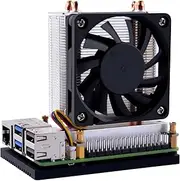 GeeekPi Ice Tower Plus Cooling for Raspberry Pi 5, Dual-Copper Pipe Heatsink for Raspberry Pi 5 8GB 4GB