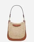 Oroton - Haskin Texture Small Hobo Bag - Tan And Raffia - BNWT!