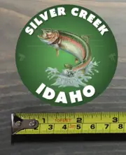 Silver Creek River Sticker Decal Idaho Fly Fishing Trout Abel Ross Reels TFO