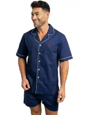 [Coast Clothing Co] Paris Button-Through Pyjama Set in Blue