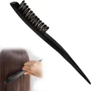 Wzenclave 1PCS Bristle Brush for Women, Slick Back Hair Bristle Hair Slicking...