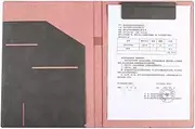 Portfolio Organizer Padfolio with Pen Holder for Interview/Legal Document Letter Size Writing Pad and File Folders