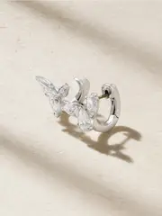 [Repossi] Repossi - Serti Sur Vide 18-karat White Gold Diamond Ear Cuff - Silver - L L Silver