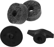 NULYLU 2PCS Cymbal Replacement Accessories Plastic Sleeves and Felt Washers for Crash Cymbals Easy Installation with Hand Knob Enhanced Stability Noise Control for Drum Kit