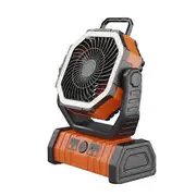 Camping Fan Rechargeable 20000mAh Battery Operated Portable Fan with LED Light Remote Control Power Bank Function 4-speed 270-degree Rotation Desk ...