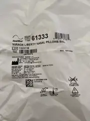 ResMed 61333 Mirage Liberty Nasal Pillows SML SMALL