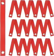 uxcell 16-Pack Tree Straps for Staking,1.5 Inch x 15.7 Inch Tree Support Straps Nylon Tree Strap for Leaning Tree Protection/Plant Support, Straightening[Red]