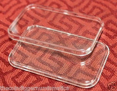10 Air-tite 1oz Silver Bar Holder Ingot Storage Capsule Acrylic Case Airtite