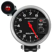 Auto Meter 3905 Sport-Comp Tachometer Gauge 5" 8000RPM w/ Shift Light
