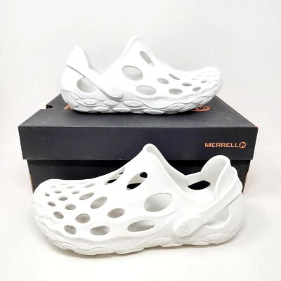 Merrell Hydro Moc White Vented Slip On Clog Womens Size 9