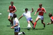 Alain Giresse Of France & Pavel Yakovenko Of Soviet Union 1986 FOOTBALL PHOTO 1