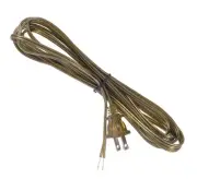 B&P Lamp Antique Brass Color Lamp Cord Set