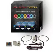 RGB Angel Eye LED Halo kit & IR Remote for 93-98 Jeep Grand Cherokee Headlights (for: Jeep)