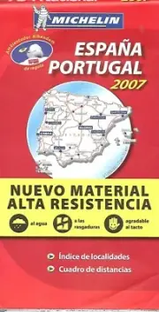 Map of Spain & Portugal, Espagne/Espana & Portugal, Michelin Map #794 (Spanish