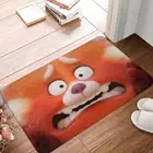 Turning Red Bath Mat Frightening Doormat Kitchen Carpet Entrance Door Rug Home