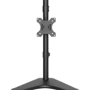 Brateck Dual Screens Economical Double Joint Monitor Stand - Black