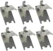 iplusmile Fridge Organiser Clips 6 Pack Freezer Clamp Hooks Refrigerator Shelf Clip Easy to Use