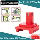 Adapter Converter For Milwaukee 18V Battery To For Ryobi 18V Series Power Tools