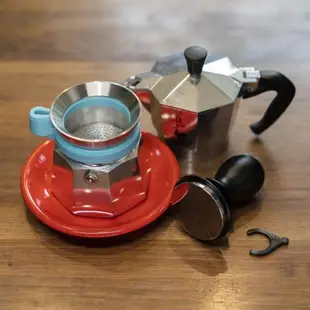 摩卡壺聰明杯無壓布粉器 咖啡接粉杯比樂蒂 alessi zigo雙閥 單閥