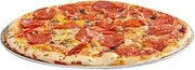 Restaurantware Met Lux 18 Inch Commercial Pizza Pan, 1 Coupe Style Pizza Cooking Tray - Heavy-Duty, 18-Gauge, Aluminum Round Baking Tray, Oven-Baking, for Pizzas & More, Silver