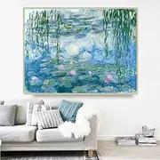 Paint by Numbers for Adults Claude Monet《Waterlilies 1916-1919》 Adults Paint Kits Canvas Gifts Arts Crafts for Home Decor
