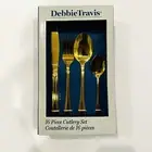 Debbie Travis 16 Piece Gold Flatware Cutlery Stainless Steel Silverware