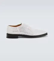 [Maison Margiela] Maison Margiela Tabi embellished Derby shoes AU 9 white