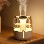 Large Room Air Humidifier, 6.8L Dual Mist Ultrasonic Cool Mist Humidifier with Night Light & Auto Shut-Off, Quiet Operation – Ideal Gifts for Home, Bedroom, Baby, Office Use (Beige)