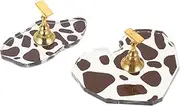 TOVINANNA 2pcs Creative Nail Display Base for Nail Art Practice Manicure Training Stands Beauty Holders Magnetic Racks Home Salon Use