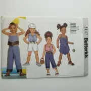 Butterick Girls Pattern Top Skirt Shorts Pants (3147) UNCUT Size 6- 7- 8-