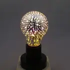 3D Decoration LED Bulb E27 6W 85-265V Vintage Light Bulb Star Fireworks Lamp _in