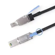 SFF-8644 to Mini SAS SFF-8088 HD Cable, 6Gbps External 26Pin SAS2.0 Hybrid Cable