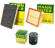 NEW Mann Oil Air Carbon Cabin Filter Service Kit for Audi A6 Allroad Quattro V6 (for: Audi)
