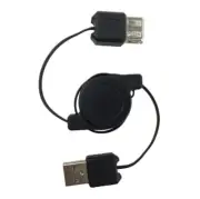 Retractable USB 2.0 Male to Female Extension Cable Type A Computer Cord