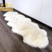 Premium Genuine Sheepskin Rug, Real Australia Wool, Natural Luxury Fluffy Lambsk