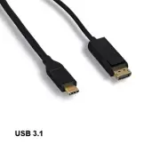 Kentek 6' USB 3.1 Type C to DisplayPort Cable 4Kx2K for PC Smartphone Laptop