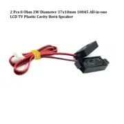 2Pcs 8 Ohm 2W 37x18mm 10045 All-in-one LCD TV Plastic Cavity Audio Horn Speaker